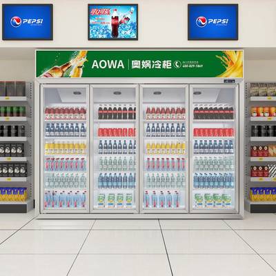 奥娲前后开门饮料柜生产厂家_成都大型冰柜多少钱_冷藏柜多少钱